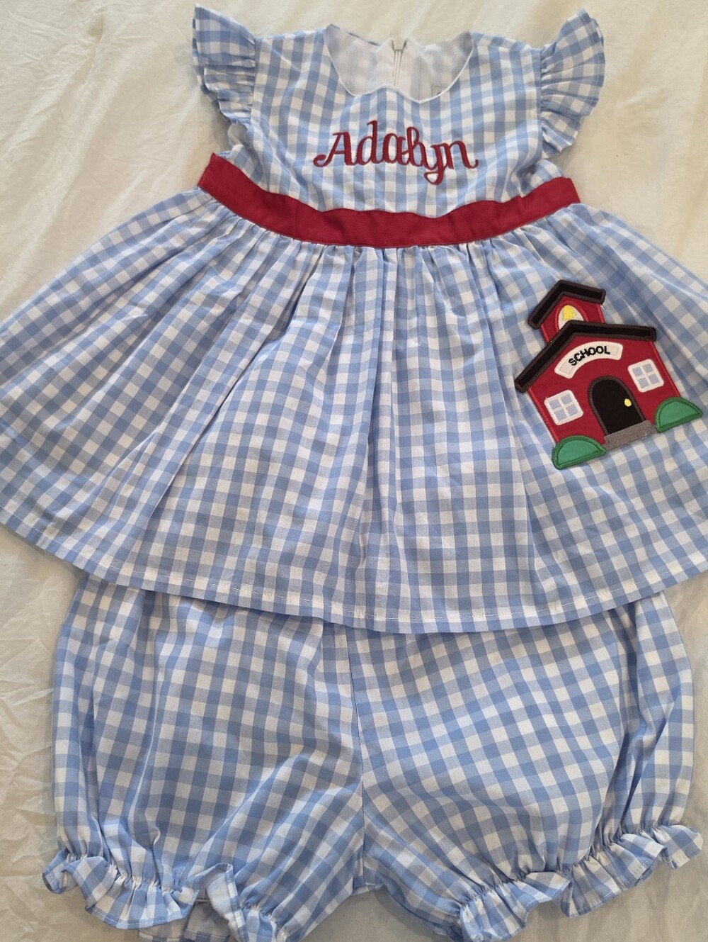 ADALYN Smockingbird 2 Piece School Outfit Size 4
